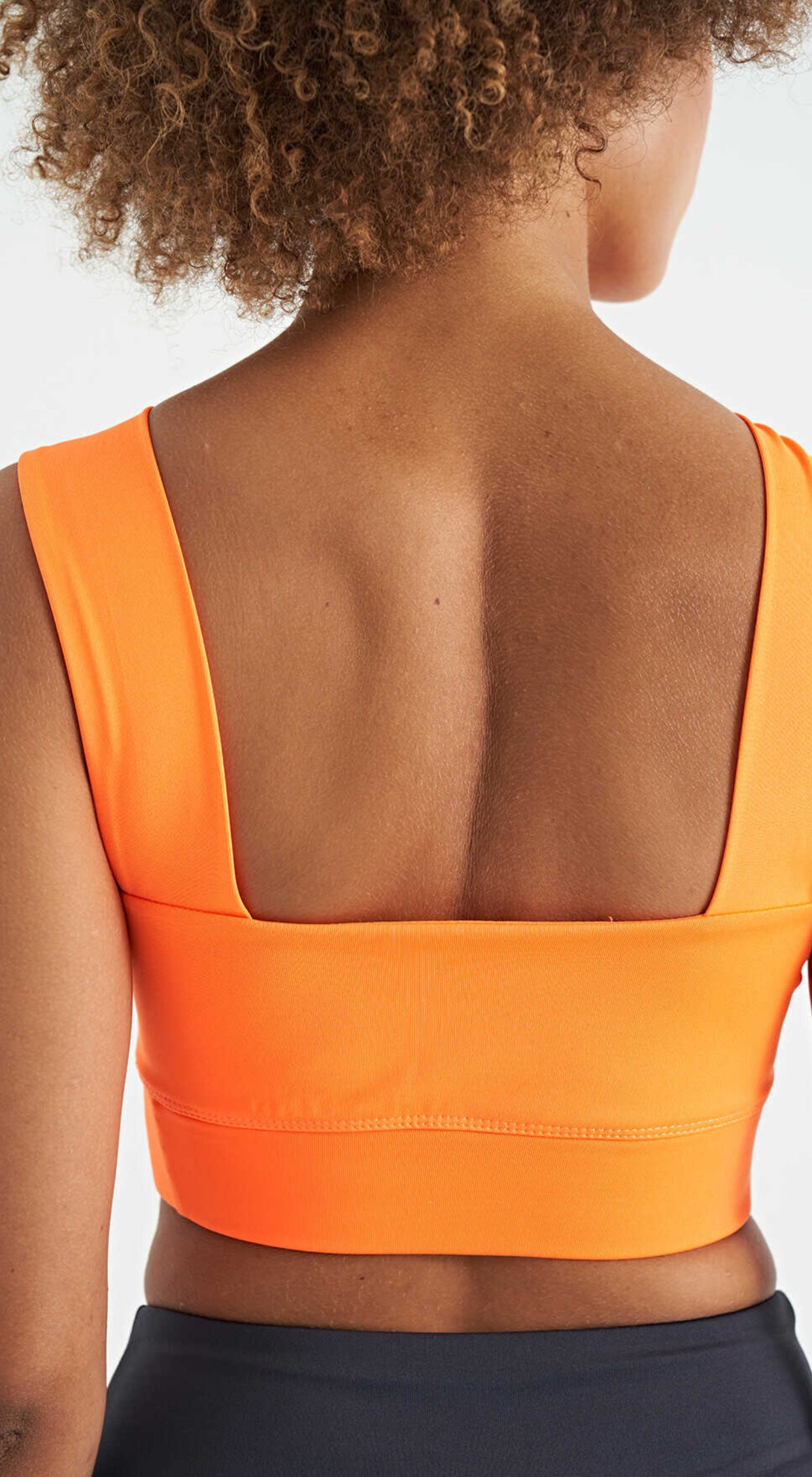 Yeni Sezon Neon Turuncu Spor Crop