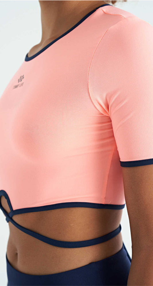 Yeni Sezon Yavruağzı Spor Crop